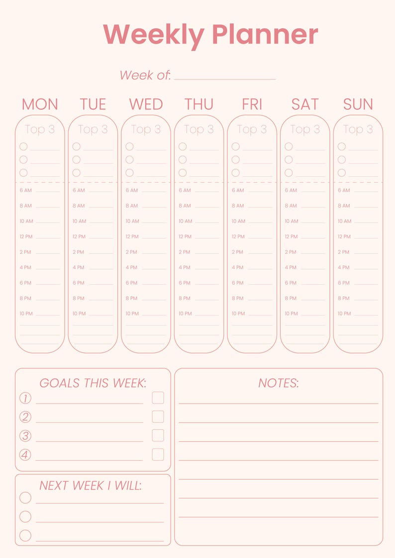 weekly-planner-printable-undated-blush-pink-a4-pdf-digital-download