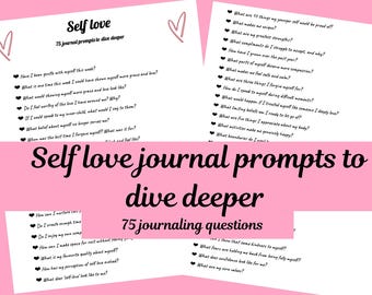 Self love journal prompts