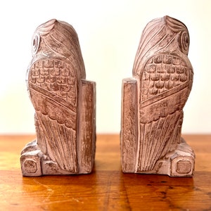 Mid Century Library of Congress Owl Bookends, Art Deco Style image 5