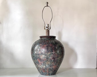 Casual Lamps of California 1995 Ceramic Glazed Table Lamp