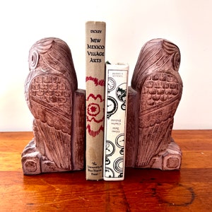 Mid Century Library of Congress Owl Bookends, Art Deco Style image 8