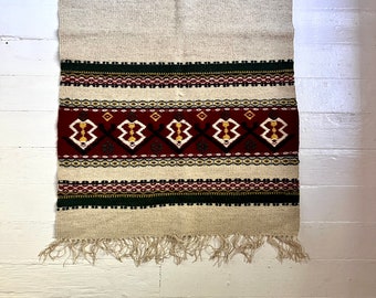 Norwegian Woven Tapestry Handmade Rug AUDHILD VIKENS VEVSTOVE