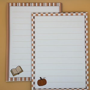 Fall Themed Notepad | Cozy Theme
