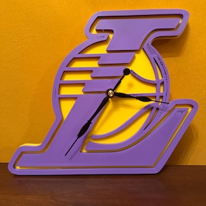 3D Printed LA Lakers Clock