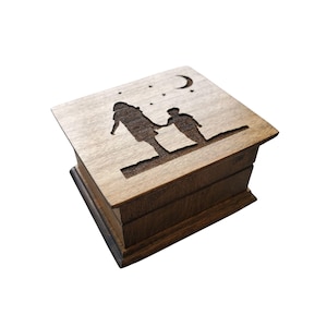 My Little Boy - Momma&#39;s Boy Music Box, engraved music box with mom and son image, playing Let Me Call You Sweetheart - READY TO GO