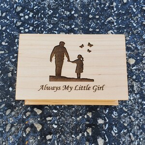 Always My Little Girl Father-Daughter dance Bride Gift Electronic music box playing your songs music box version image 9