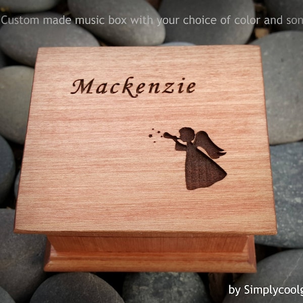 Angel Music Box Etsy