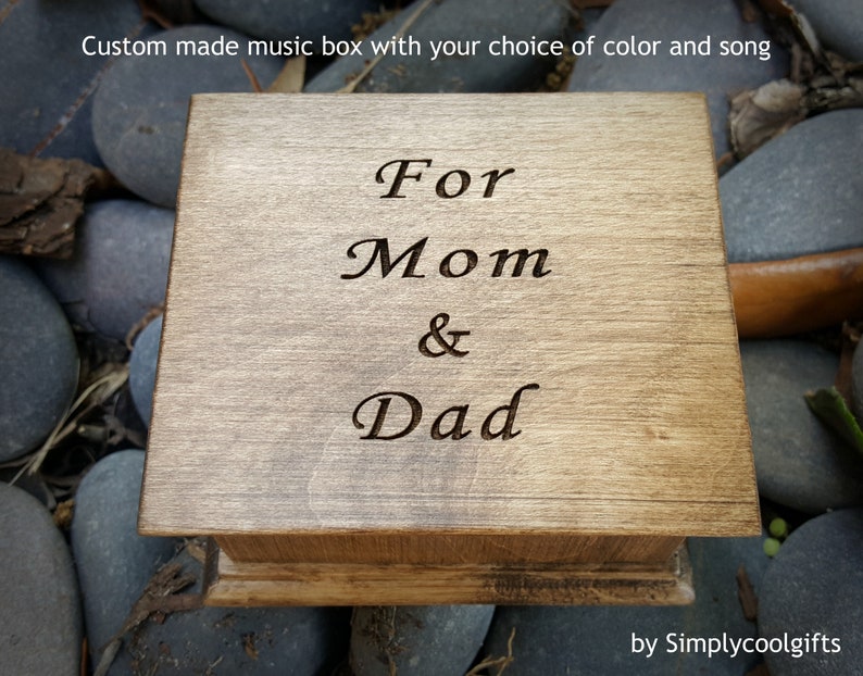 music box, wooden music box, musicbox, custom music box, custom made music box, wedding music box, music box songs, personalized music box image 1