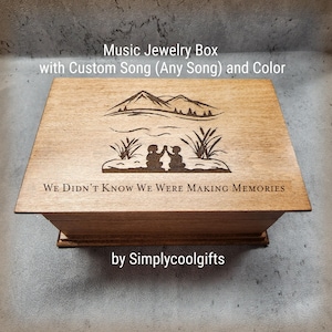Memory Box - Music Box Custom Song - Custom Music Box - Electronic music box playing your song in music box version, Simplycoolgifts