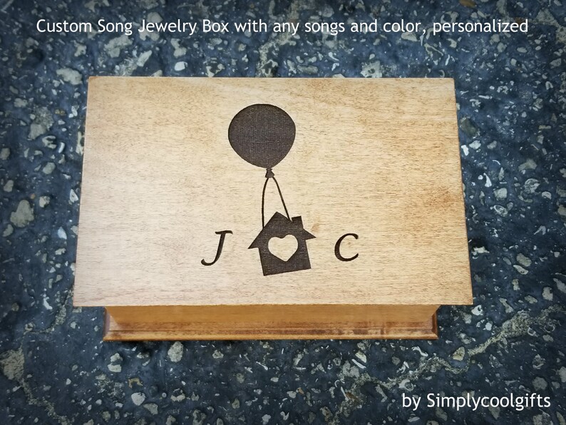 Customized Music Box Music Box Songs Wooden Music Box With Etsy