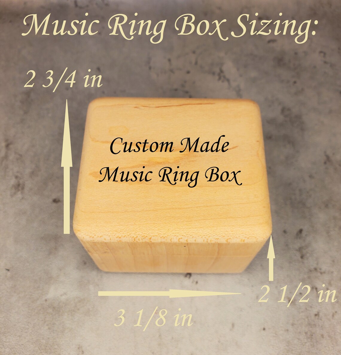 Music Ring Box Custom Song Ring Box Engagement Box Playing Etsy