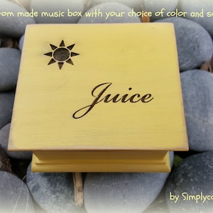 You Are My Sunshine - Music Box for Daughter - Name Engraved Box - Custom Music Box choose color and song, Music box by Simplycoolgifts