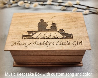 Always Your Little Girl - Dad and Daughter Fishing Music Box - Electronic music box playing your songs music box version, Father of Bride