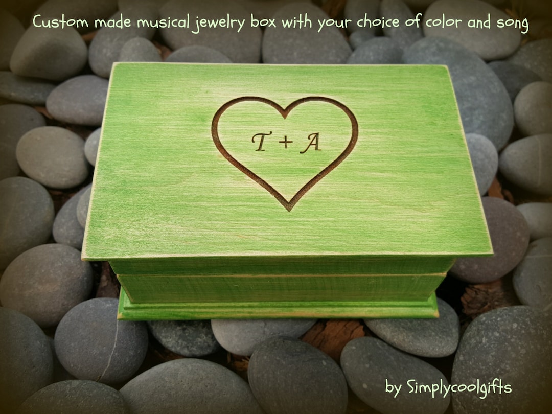 Music Box, Custom Made Music Box, Musical Jewelry Box, Birthday Gift, Musicbox, Personalized