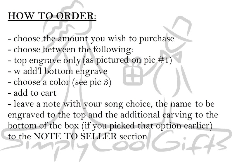 Name Jewelry Box Music Box Custom Song Name Engraved Music Etsy