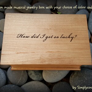 music box, custom made music box, musical jewelry box, birthday gift, musicbox, personalized music box, valentines day gift, love music box