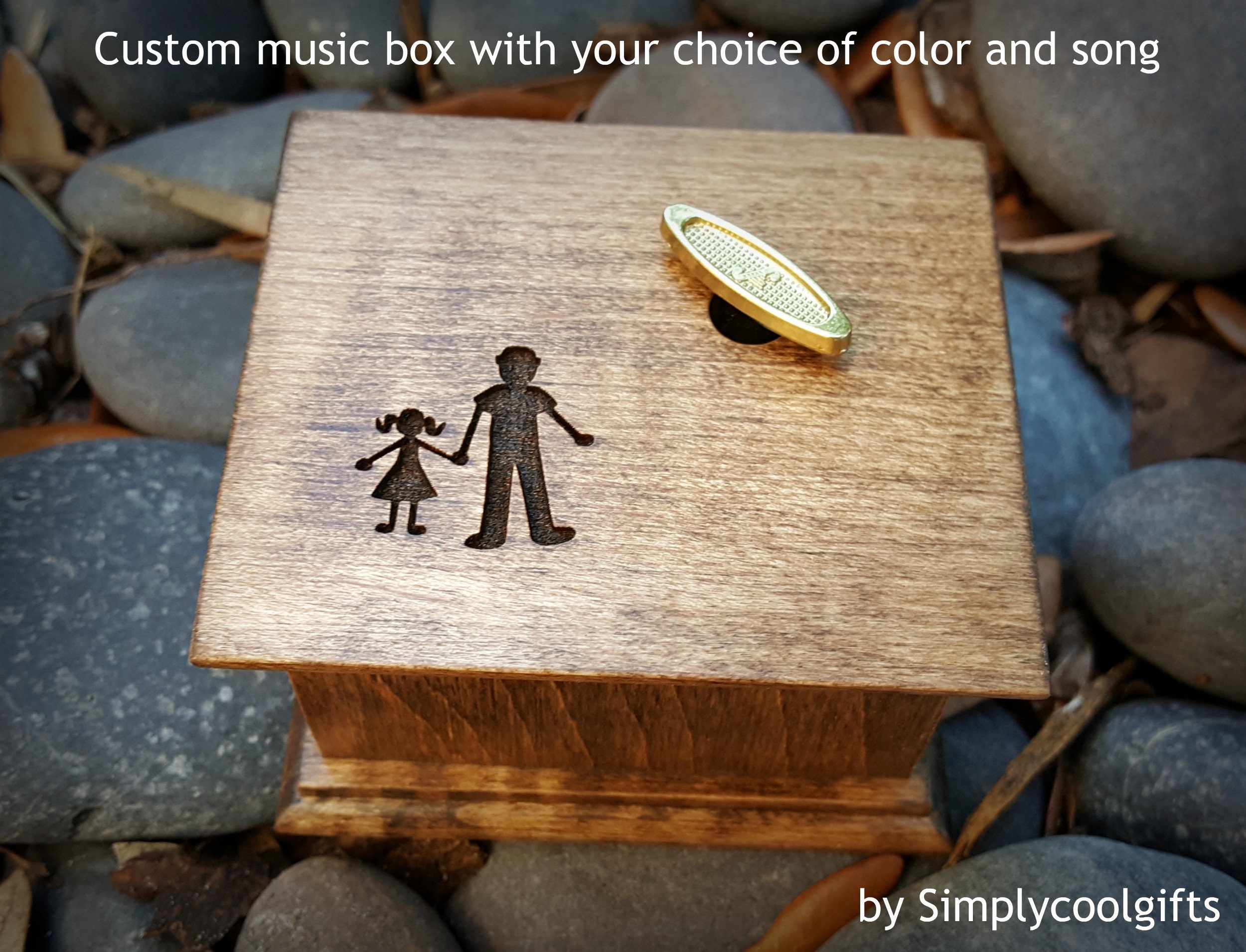 Daddys girl, daddy and me, music box, gift for daughter, custom music…