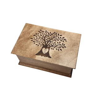 Carved Heart in Tree Music Box Choose Your Song  Box for Wedding, Anniversary Gift, electronic music box playing music box version of song