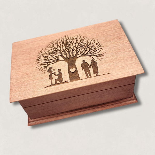 Anniversary Box - Music box Custom Song - Wedding Gift Box - Electronic music box playing your song in music box version, Valentine Box
