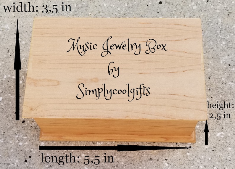 Music Box Custom Made Music Box Musical Jewelry Box Etsy
