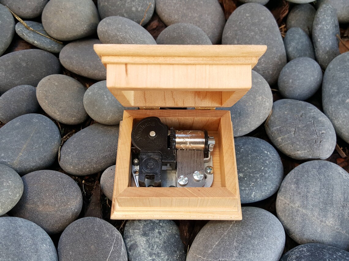 Bicycle gift Engraved Music Box Name engraved gift with a Etsy