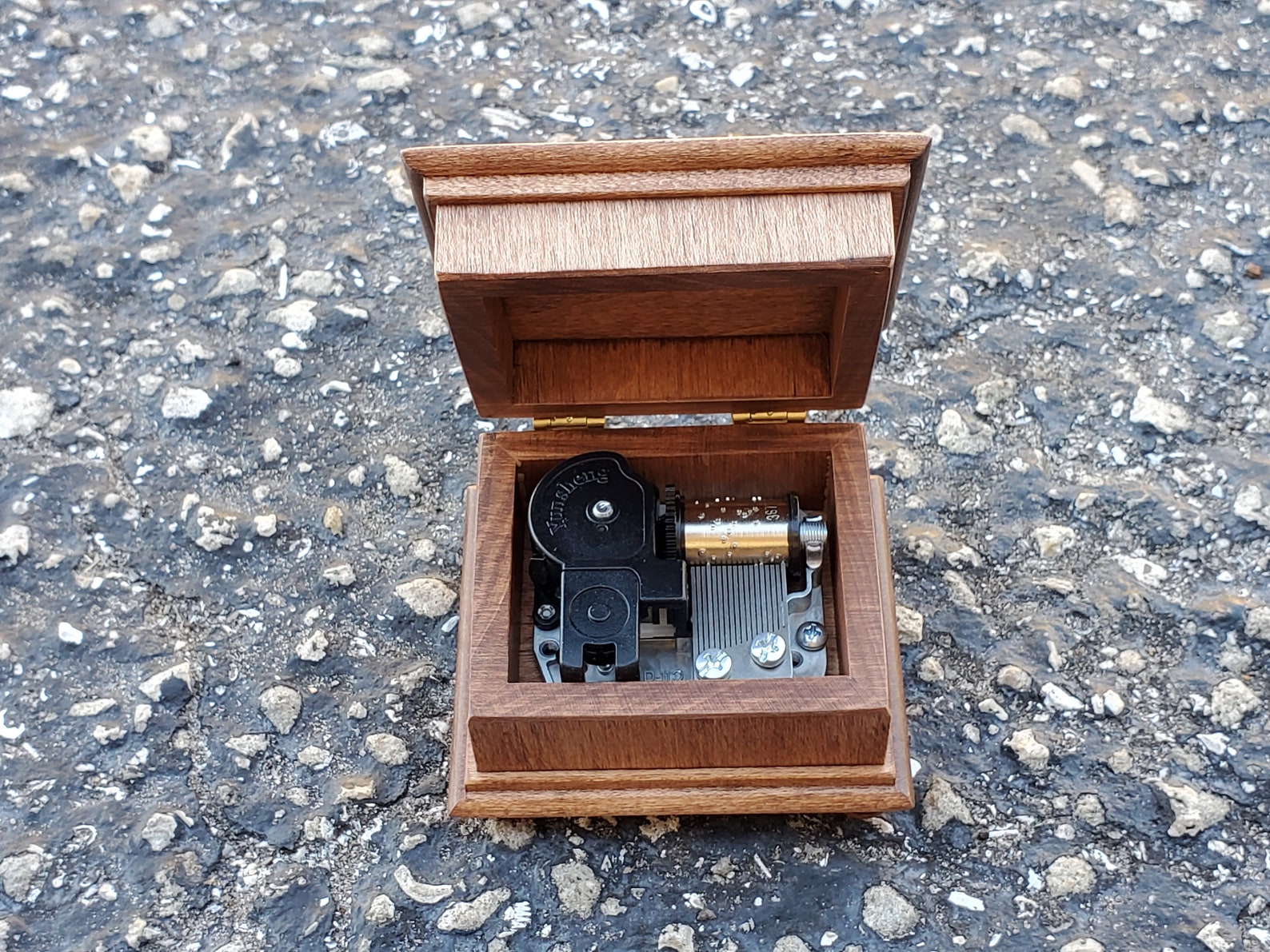 Heart Music Box I Will Always Love You Wooden Music Box Etsy