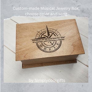 Memory Box - Music Box Custom Song - Custom Music Box - Electronic music box playing your song in music box version, Simplycoolgifts