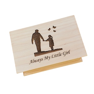 Always My Little Girl - Father-Daughter dance - Bride Gift - Electronic music box playing your songs music box version
