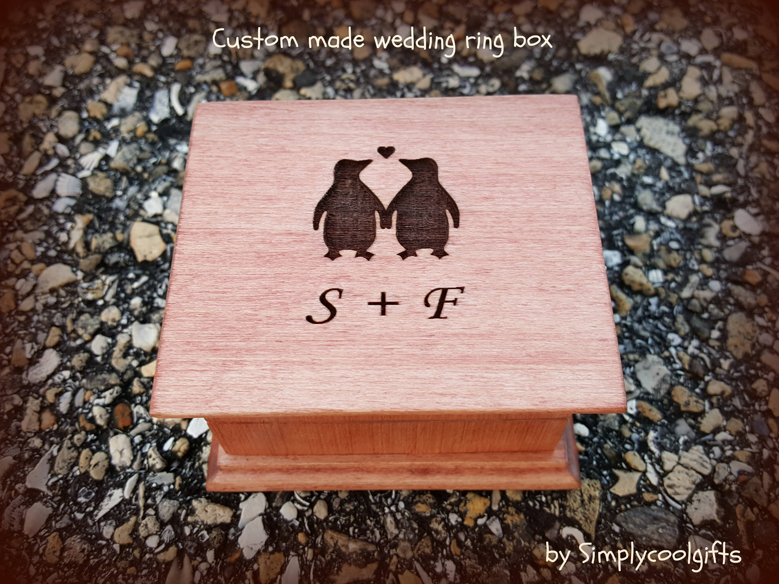Wedding ring box custom ring box ring pillow box | Etsy