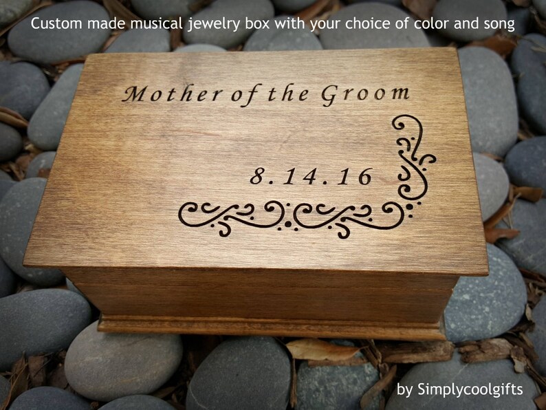 Wedding Gift Box Musical Jewelry Box Mother of the Groom Etsy