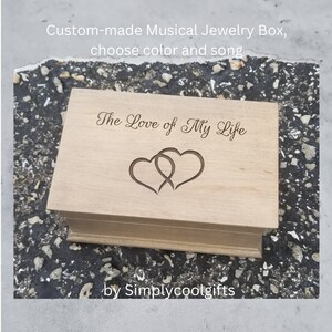 Music Box Custom Song - The Love of My Life - Music box choose your song - Electronic music box playing your song in music box version