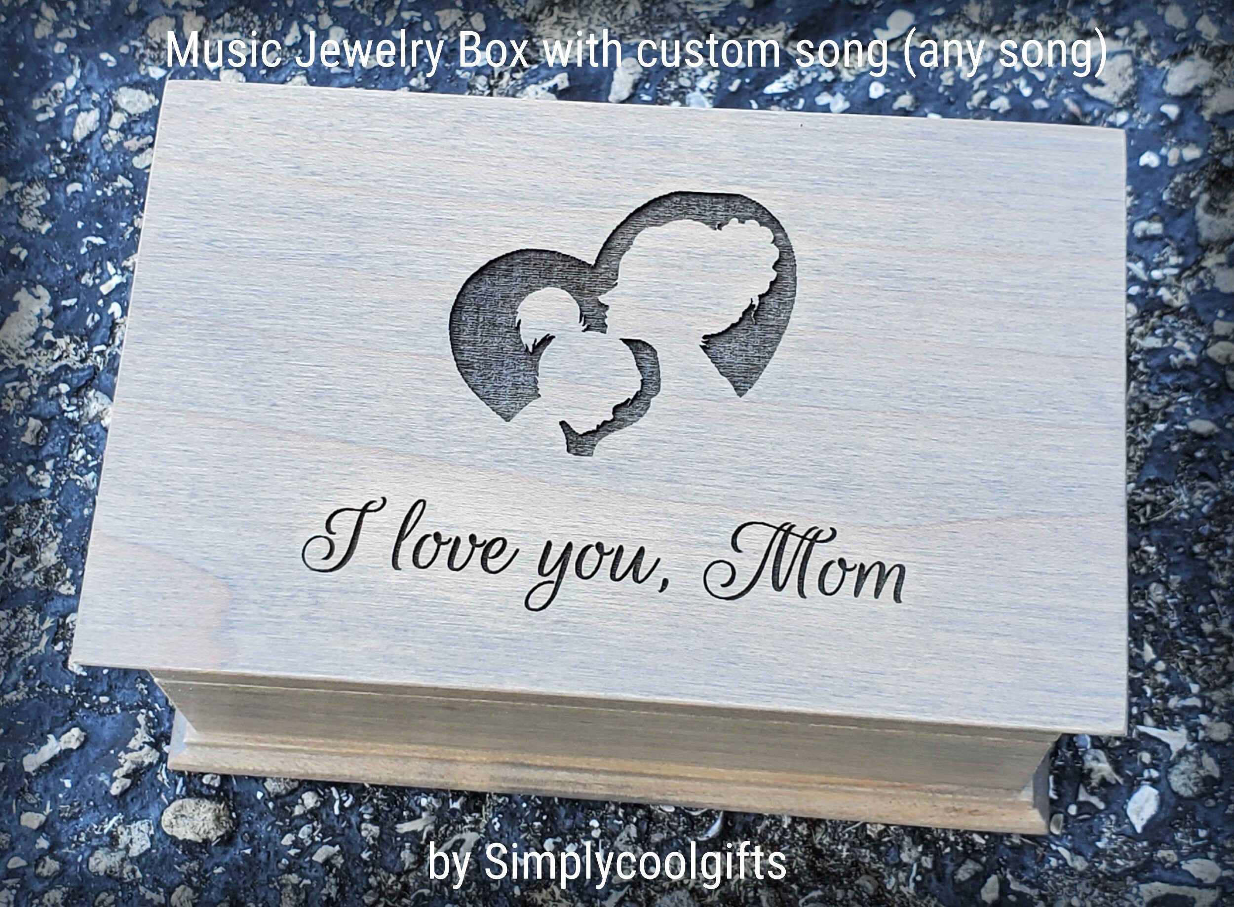 Mom music box Mother daughter box Music box choose your Etsy