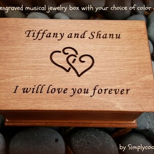 jewelry box, anniversary gift, personalized jewelry box, wooden jewelry box, music box, custom music box, personalized gift, simplycoolgifts