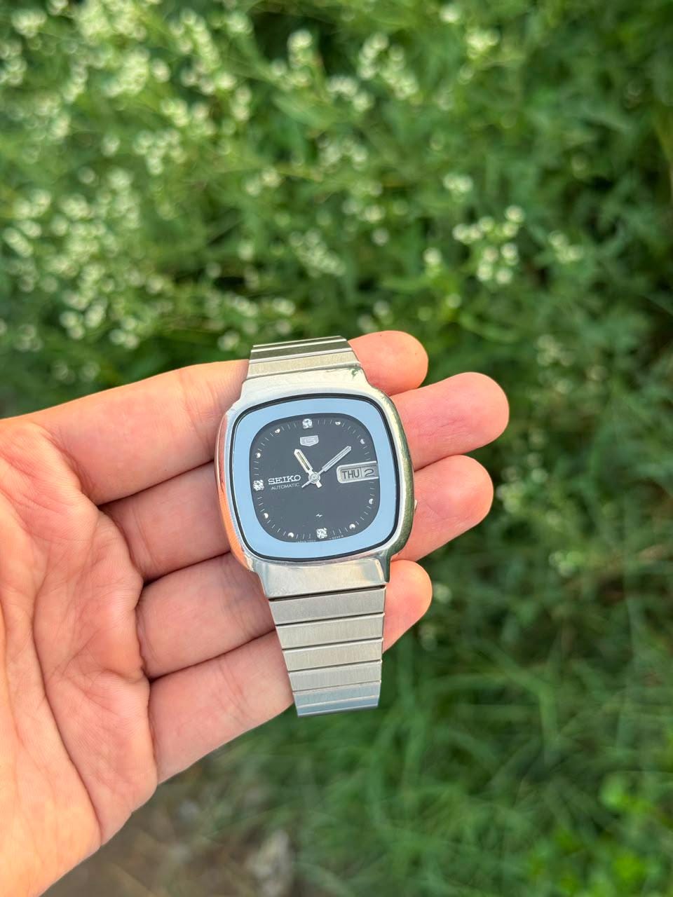 Stainless steel Watch スクエア セイコー 5 ヴィンテージ Seiko 5