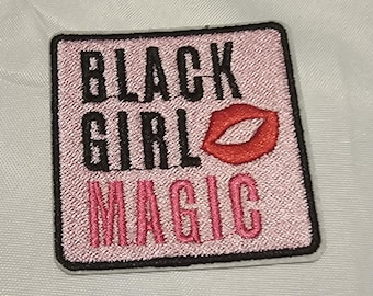 Écusson thermocollant brodé « Black Girl Magic », cadeau pour fille noire, écusson d'émancipation