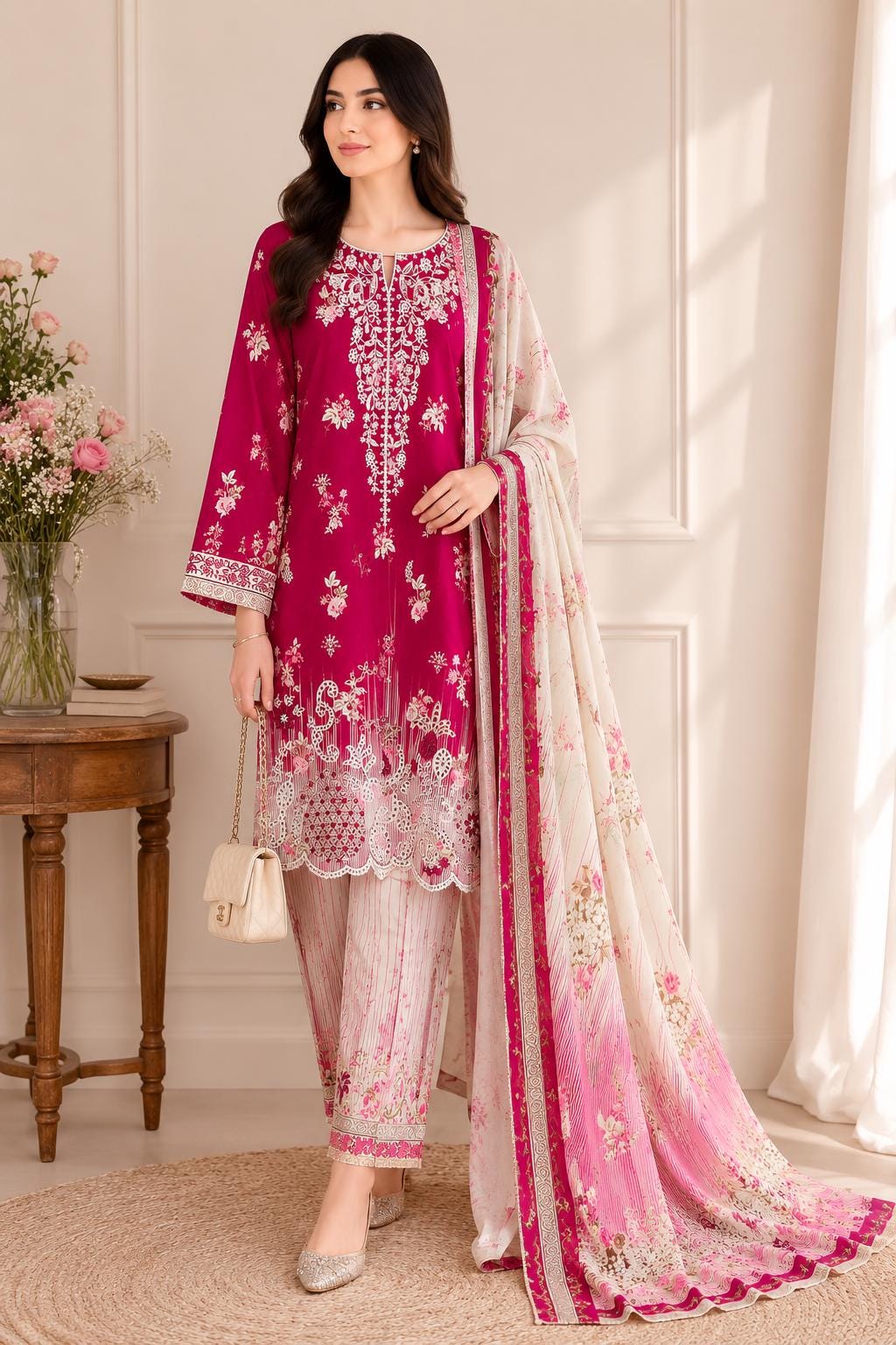 ladies lawn dress Women Dresses TrendyFestive