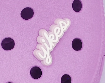 Yikes Clog Charm | jibbitz, shoe charm for crocs, rubber clogs