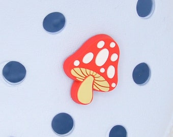 Mushroom Clog Charm | jibbitz, shoe charm for crocs, rubber clogs