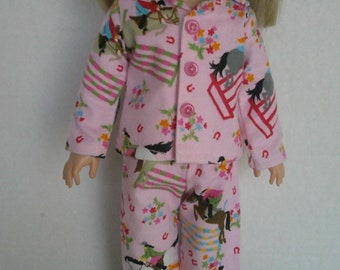 Horse/ pony pajamas/ PJ's fits 14 inch dolls such as Wellie Wisher dolls