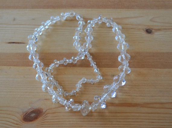 Beautiful antique edwardian art deco cut crystal … - image 1