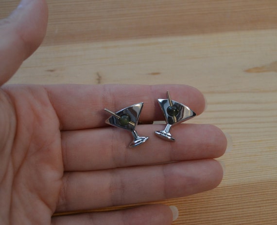 Fun vintage retro sterling silver and 14k gold nov