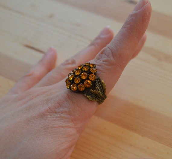 Bold antique medieval style adjustable brass cock… - image 4