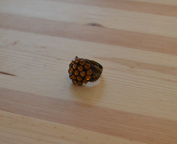 Bold antique medieval style adjustable brass cock… - image 3