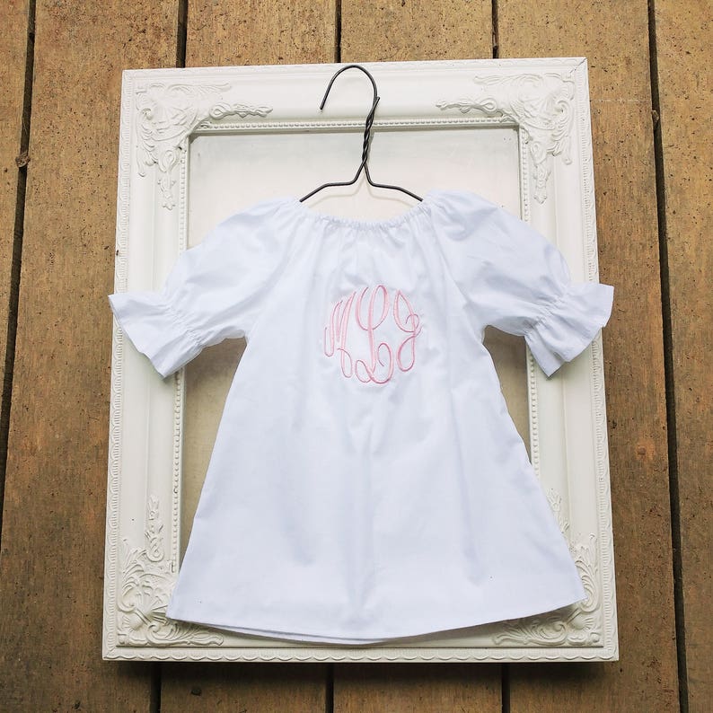 Gift for New Parents Personalized Baby Gift Girl Newborn Present Baptismal Gown with Monogram Fall Dress image 3