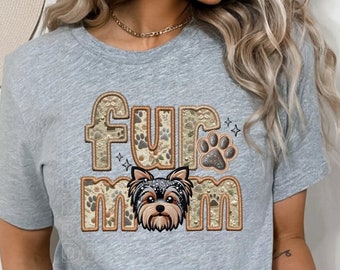 Fur Mama Tee • Fur Mama T-shirt • Dog Mama Shirt • Dog Mom • Doodle Mom T-shirt •New Dog Mom •Dog Mom Gift • Fur Mom Gift • Fur Mama Gift