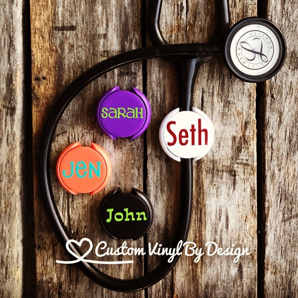 Stethoscope ID Tag | Male Nurse Gifts |  Stethoscope Name Tag | RN Gifts | Littman Stethoscope ID Tag | Stethoscope Accessories |