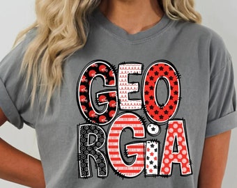 Georgia Bulldogs TShirt • UGA Shirt • College Game Day Apparel • College Game Day Shirt • College Football Shirt • Georgia Tee
