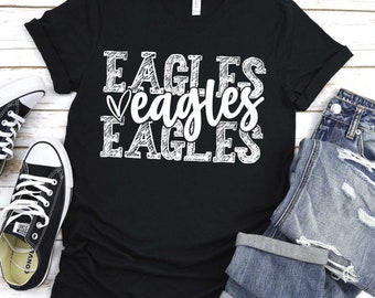 Eagles  School Spirit Shirt • Eagles Shirt • Team Mascot Tee • Football Game Day Shirt • Basketball Game Day Shirt • Soccer Game Day