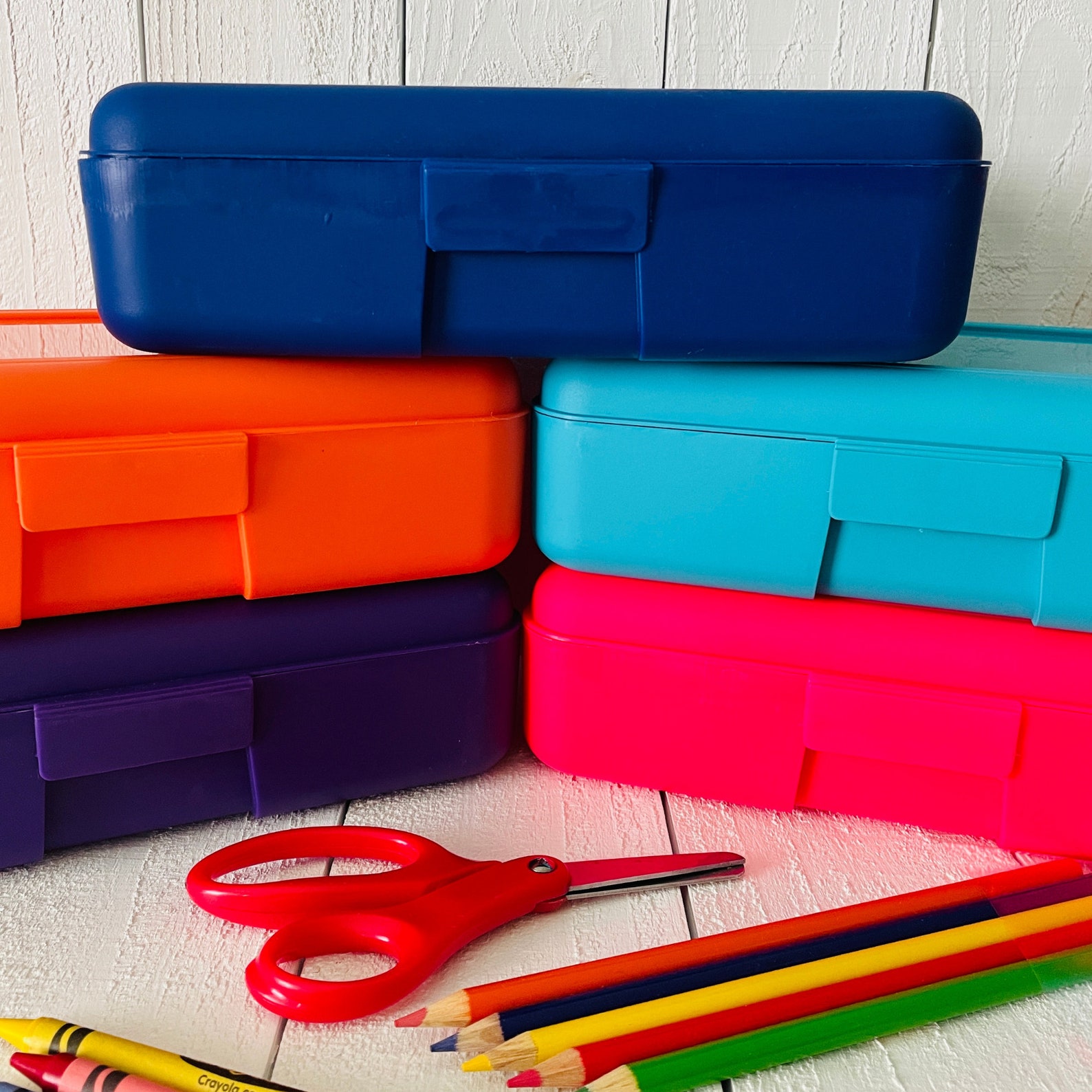 Personalized Pencil Box School Supplies Plastic School Box Etsy