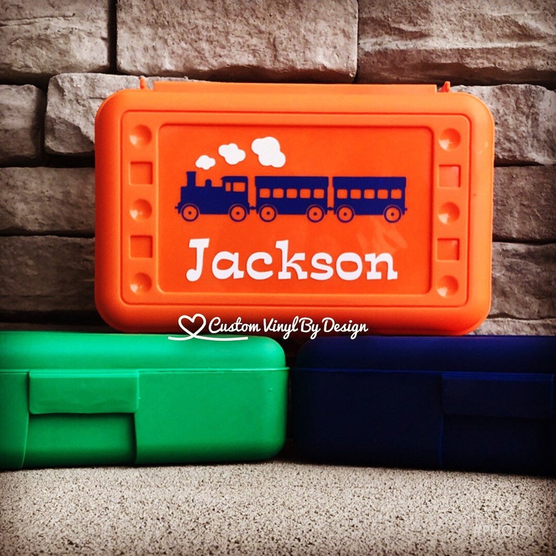 Personalized Pencil Box School Supplies Plastic School Box Etsy